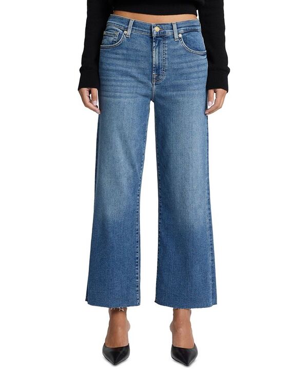 セブンフォーオールマンカインド レディース ボトムス デニムパンツ クロップド ジーンズ 7 For All Mankind Women's Alexa Cropped Cutoff Jeans Felicity|ReVida 店