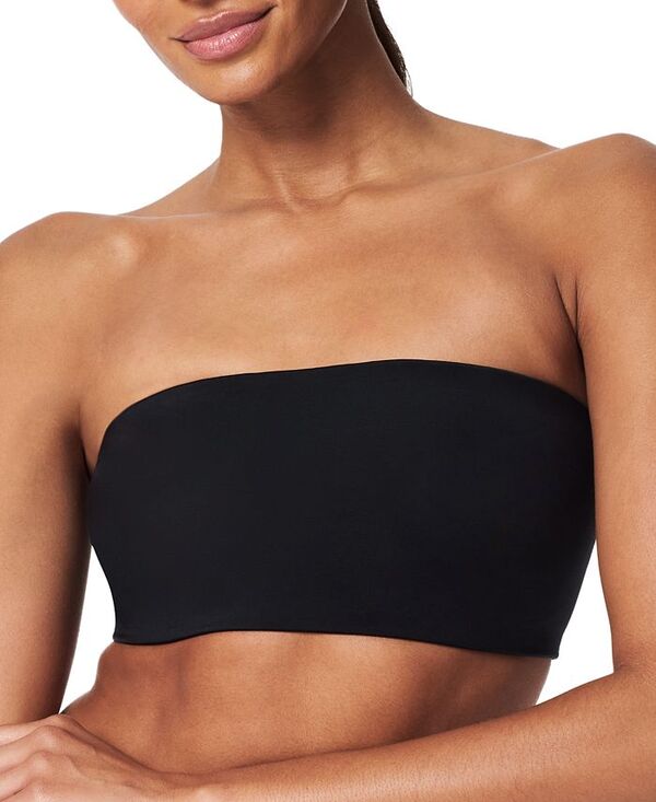 スパンク レディース アンダーウェア ブラジャー SPANX Women's Pull-On Smoothing Bandeau Bra 30112R Very Black ブラック