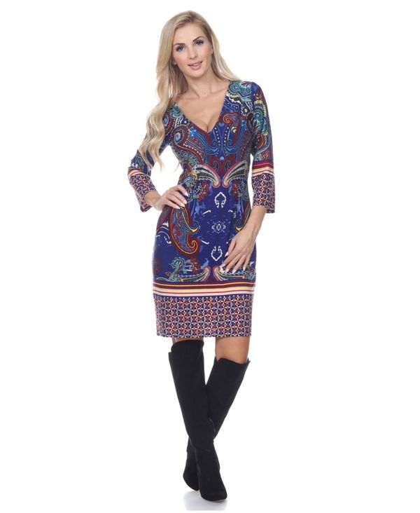 全ての 楽天市場 ホワイトマーク レディース ワンピース トップス Women S Vivian Snake Print Dress Blue Burgu Revida 楽天市場店 海外正規品 Fiker Org