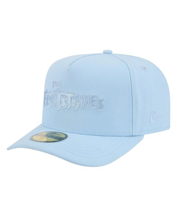 ニューエラ メンズ アクセサリー 帽子 New Era Men'sLight Blue the Flintstones A-Frame 59FIFTY Fitted Hat Light Blue ブルー｜ReVida 店 12,525円