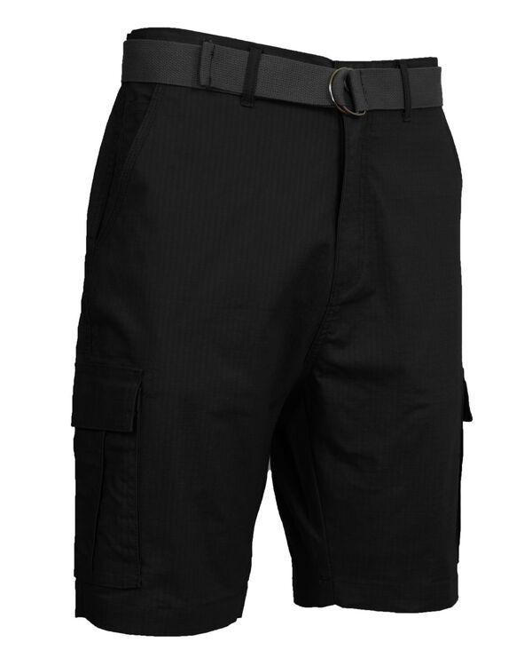 ギャラクシーバイハルビック メンズ ボトムス ハーフパンツ・ショーツ ショートパンツ Galaxy By Harvic Men's Stretch Ripstop Cargo Shorts Black ブラック