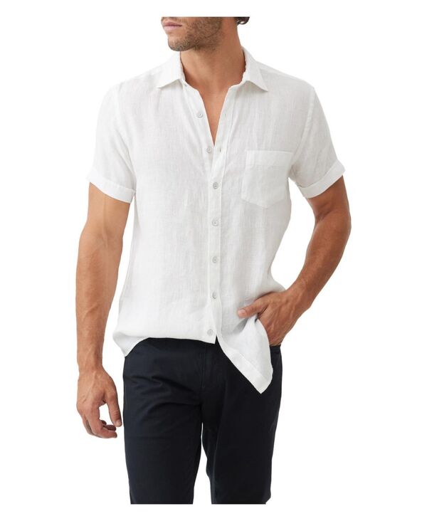 ロッドアンドグン メンズ トップス シャツ Rodd & Gunn Men's Palm Beach Sports Fit Shirt Snow white ホワイト