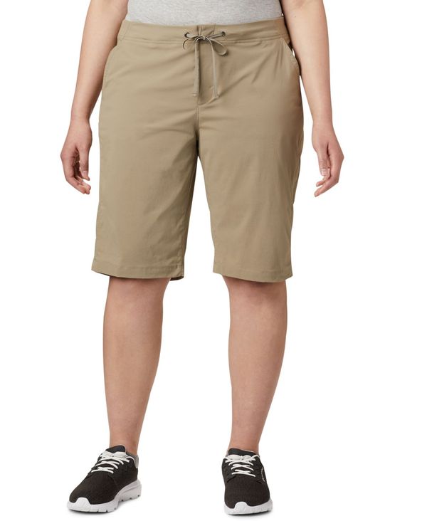 正規品 コロンビア レディース ハーフパンツ ショーツ ボトムス Plus Size Anytime Outdoor Long Shorts Tusk 完売 Itready Gr