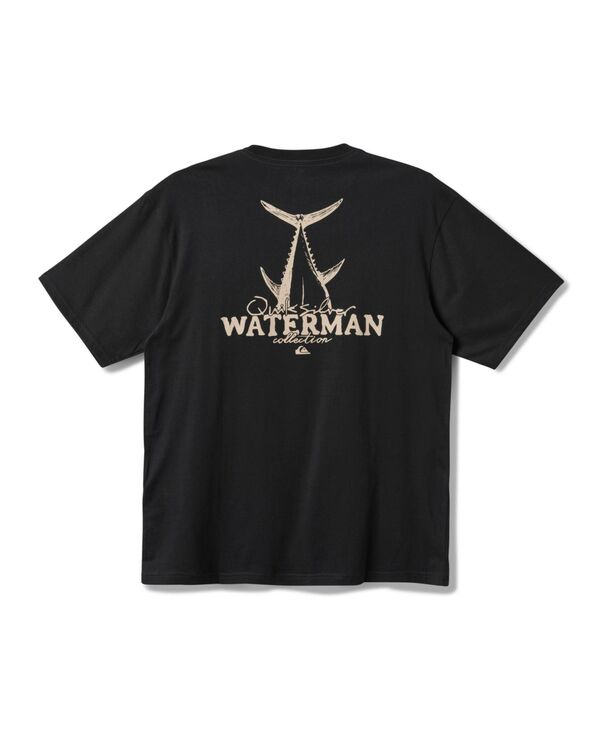 クイックシルバー ウォーター マン メンズ トップス Tシャツ Quiksilver Waterman Quiksilver Men's Core Fisherman Screen T-Shirt Phantom