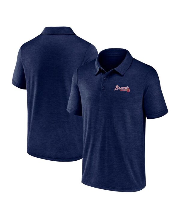 ファナティクス メンズ トップス ポロシャツ Fanatics Men'sNavy Atlanta Braves Unstoppable Polo Shirt Navy ネイビー