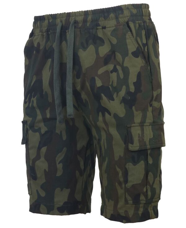 ギャラクシーバイハルビック メンズ ボトムス ハーフパンツ・ショーツ ショートパンツ Galaxy By Harvic Men ’ s Super Flex Stretch Cargo Shorts Woodland