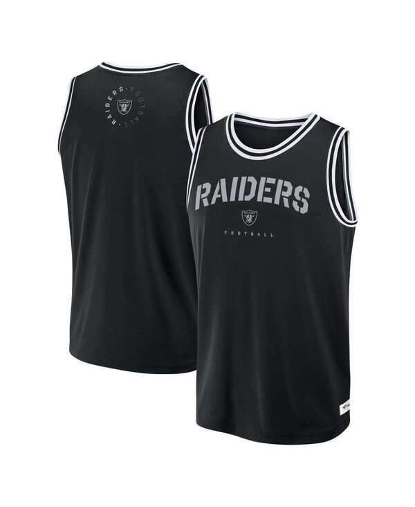ファナティクス メンズ トップス 貯蔵タンクとっ始め プルオーバー Fanatics Men\u0027s Black Las Vegas Raiders Elements Future Ground Jersey Tank Top Black 黒いこと