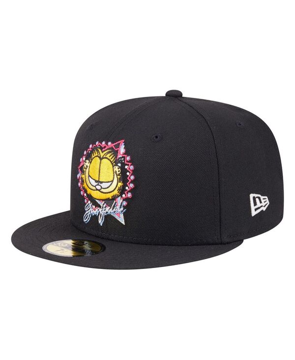ニューエラ メンズ アクセサリー 帽子 New Era Men'sBlack Garfield Color Pack 59FIFTY Fitted Hat Black ブラック