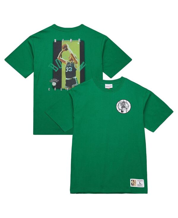 ミッチェル&ネス メンズ トップス Tシャツ Mitchell & Ness Men's Larry Bird Kelly Green Boston Celtics Hardwood Classics NBA Legends T-Shirt Kelly Green グリーン