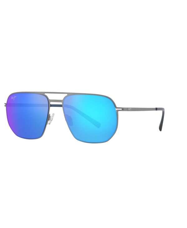 マウイジム レディース アクセサリー サングラス・アイウェア Maui Jim Unisex Polarized Sunglasses Sharks Cove Gray Blue グレー 49,080円