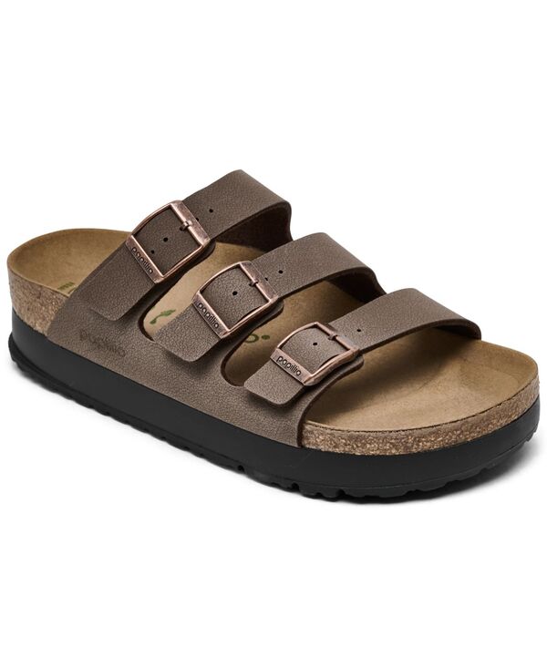 ビルケンシュトック レディース シューズ スニーカー プラットホーム サンダル Birkenstock Women\u0027s Florida Flex Birko-Flor Platform Sandals from Finish Line Mocha モカ