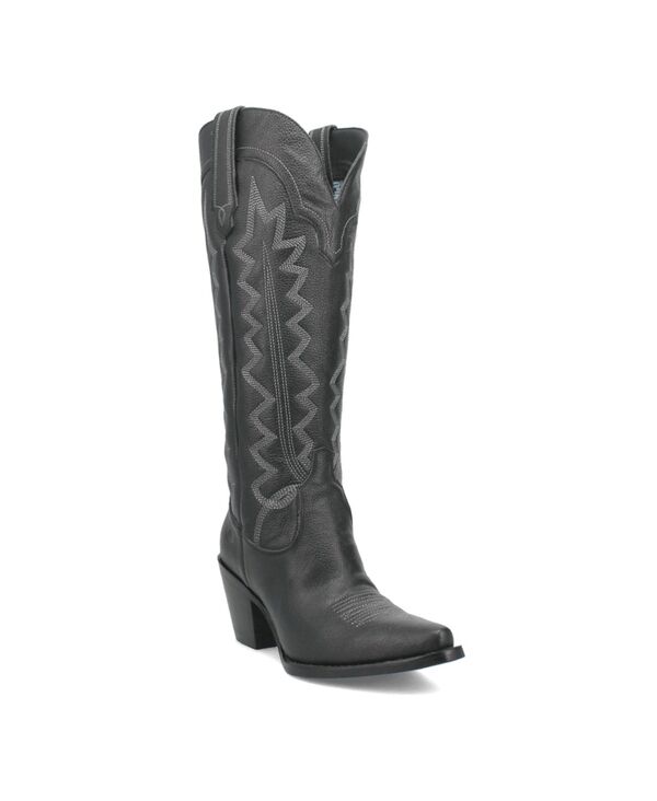ディンゴ レディース シューズ ブーツ・レインブーツ コットン ブーツ レザー Dingo Women's High Cotton Leather Boots Black ブラック
