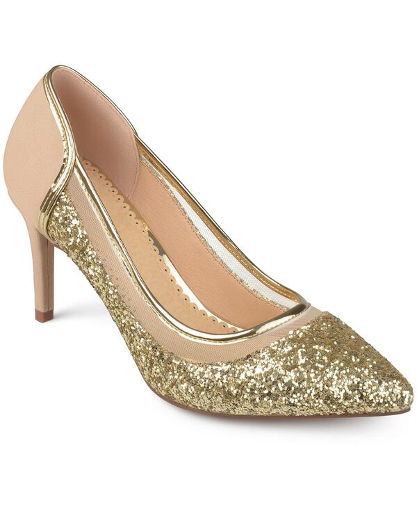 ジュルネ コレクション レディース シューズ パンプス ヒール Journee Collection Women's Kalani Heels Gold ゴールド