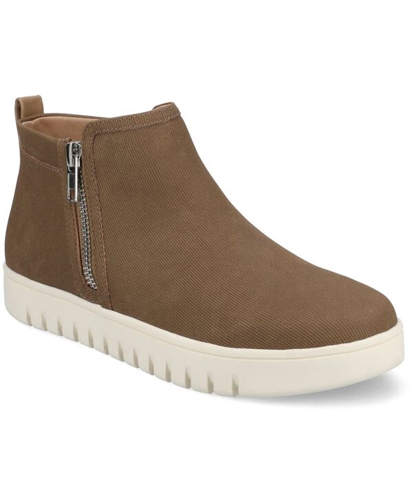 ジュルネ 寄せ合わせ レディース シューズ スニーカー アンクル ブーツ Journee Collection Women\u0027s Alita Comfort Ankle Sneaker Booties Tan タン