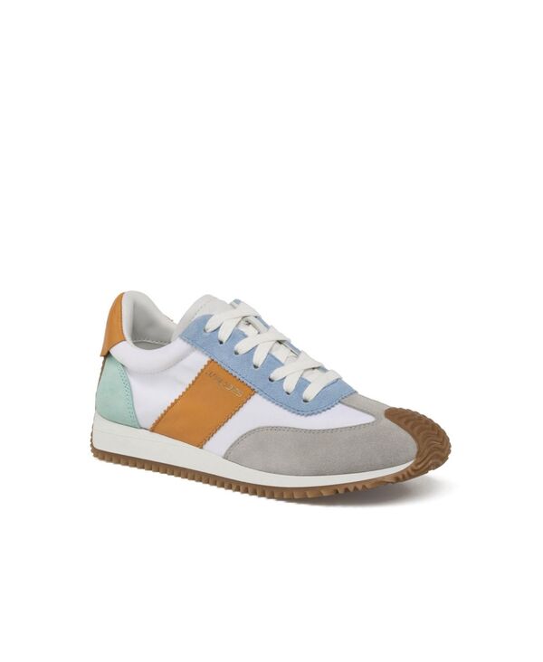 ジェースライズ レディース シューズ スニーカー JSlides Lilith Women's Shoe White taupe yellow leather ホワイト