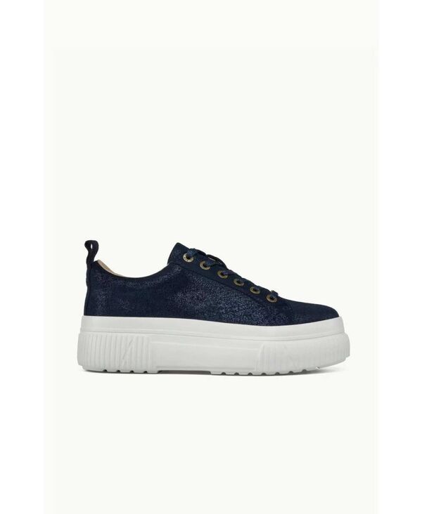 ジェースライズ レディース シューズ スニーカー JSlides West Navy leather ネイビー