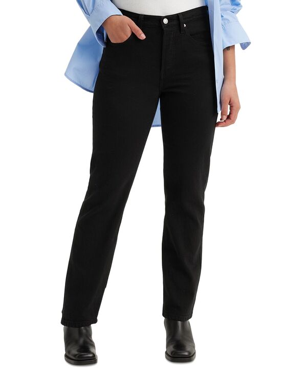 リーバイス レディース ボトムス デニムパンツ ジーンズ Levi's Women's 501 Original-Fit Straight-Leg Jeans Black Sprout ブラック｜ReVida 店