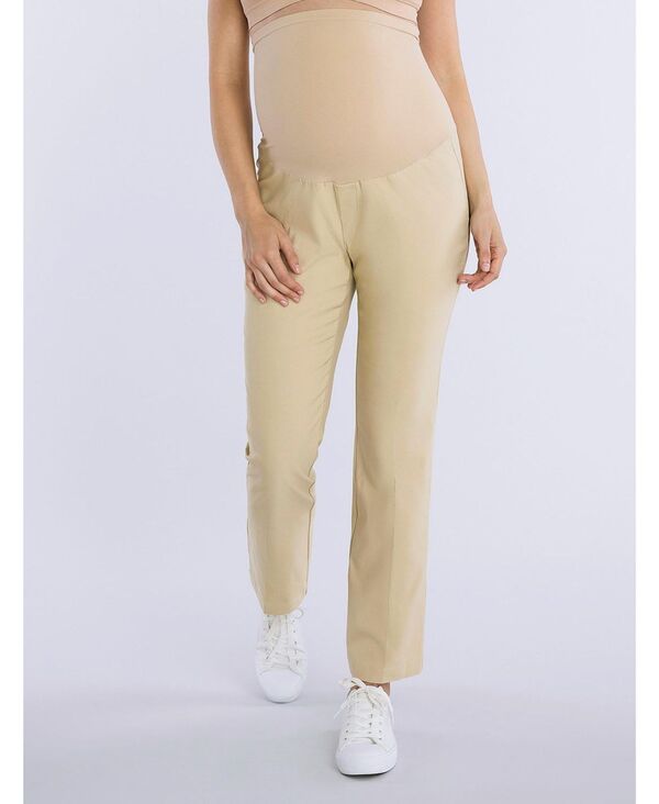 マザーフッドマタニティー レディース ボトムス カジュアルパンツ ストレート Women's Mia Secret Fit Over the Belly Slim Straight Leg Pant - Motherhood Maternity Khaki カーキ