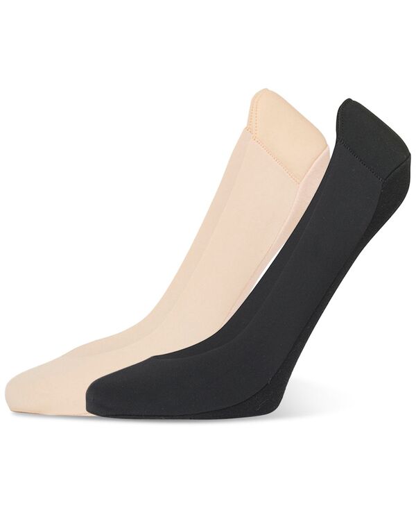 ヒュー レディース アンダーウェア 靴下 ヒール Hue Women's 2-Pk. Heelbliss Cushioned-Back Liner Socks U24376 Assorted
