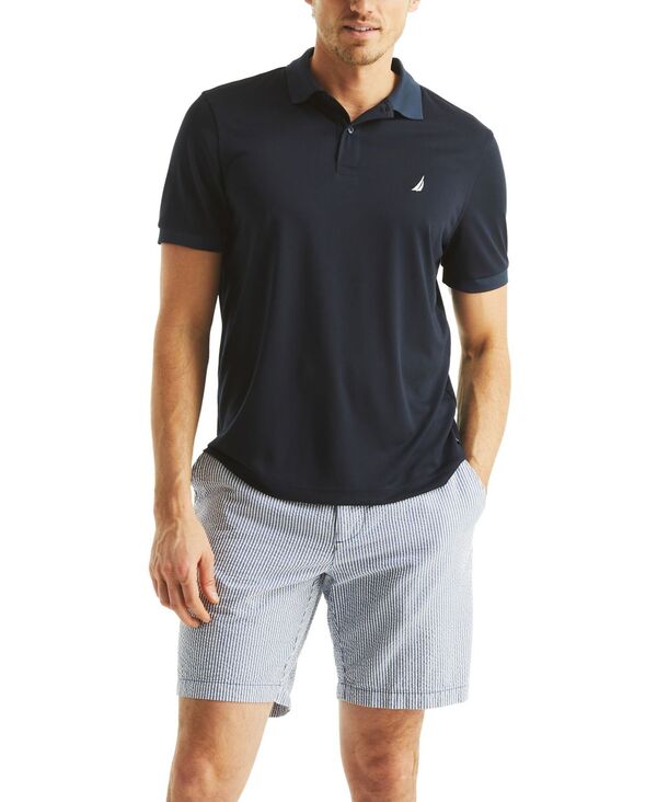 ナウティカ メンズ トップス ポロシャツ Nautica Men's Classic-Fit Performance Polo Shirt Navy ネイビー