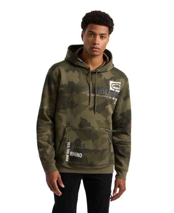 エコー メンズ アウター パーカー・スウェット パーカー Ecko Unltd Men's Equalizer Hoodie Vetiver