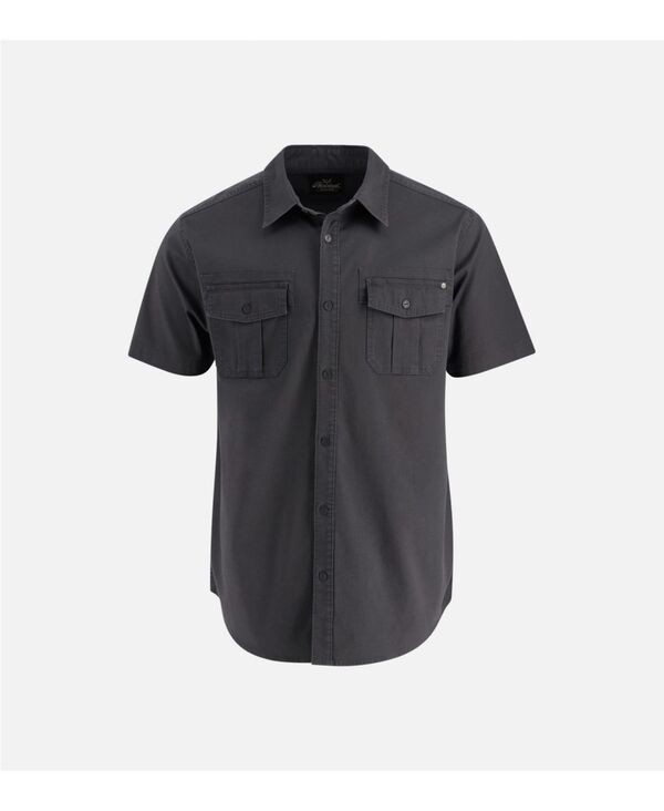 ソログッド メンズ トップス シャツ Thorogood Men's Short Sleeve Utility Button Up Shirt Forged iron