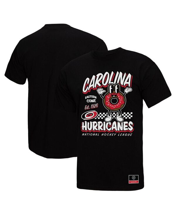 ミッチェル&ネス メンズ トップス Tシャツ Mitchell & Ness Men's Black Carolina Hurricanes Local Food T-Shirt Black ブラック
