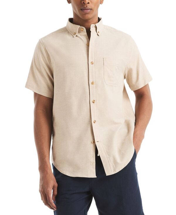 ナウティカ メンズ トップス シャツ 半袖 Nautica Men's Classic-Fit Short-Sleeve Shirt Sandy Bar 13,831円