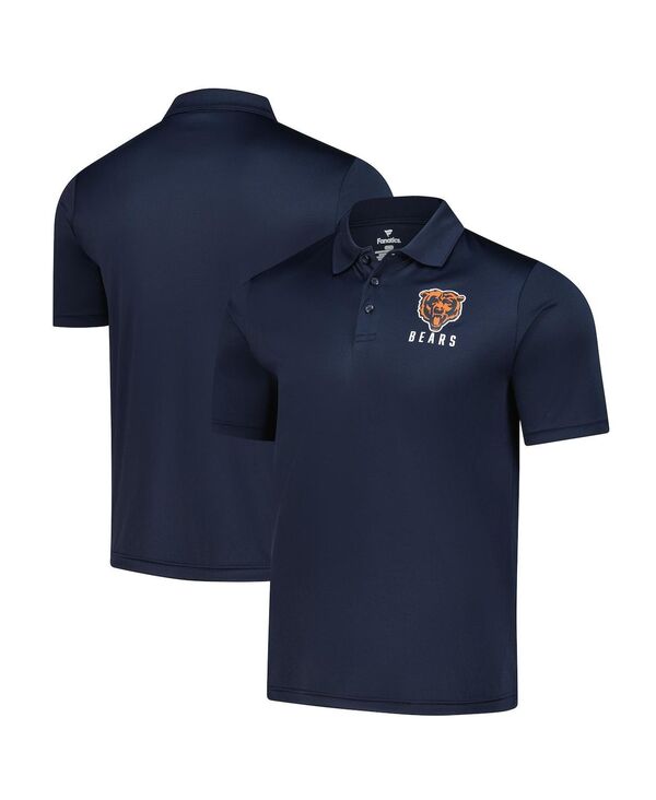 ファナティクス メンズ トップス ポロシャツ Fanatics Men's Navy Chicago Bears Polo Shirt Navy ネイビー