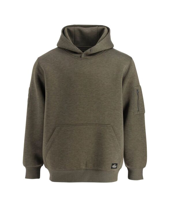 ソロ好ましい メンズ アウター パーカー・スウェット トール パーカー Thorogood Big \u0026 Tall Water Repellent Snap Neck Performance Pullover Hoodie Tea leaf heather ギョリュウモドキ