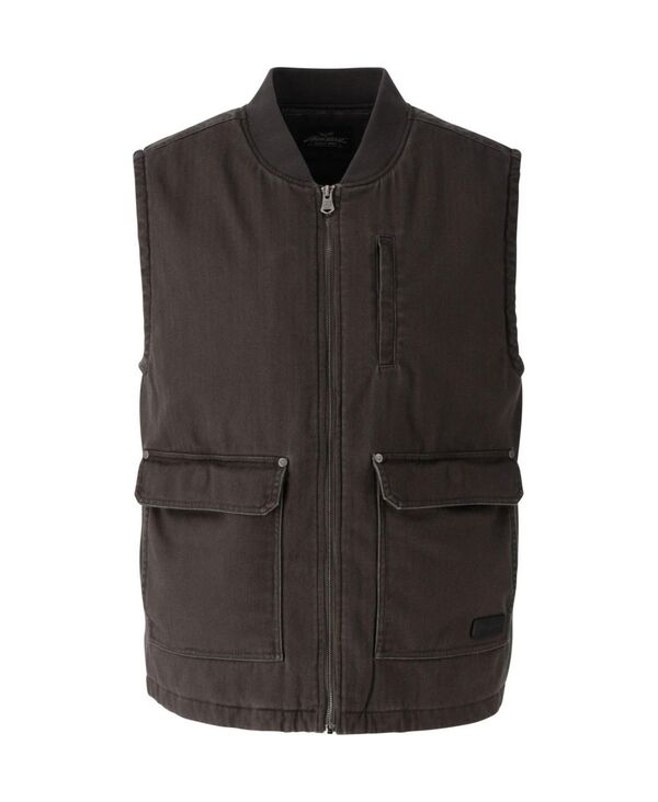 ソログッド メンズ トップス ベスト トール Thorogood Big & Tall Stone Wash Herringbone All Year Vest Tarmac ストーン