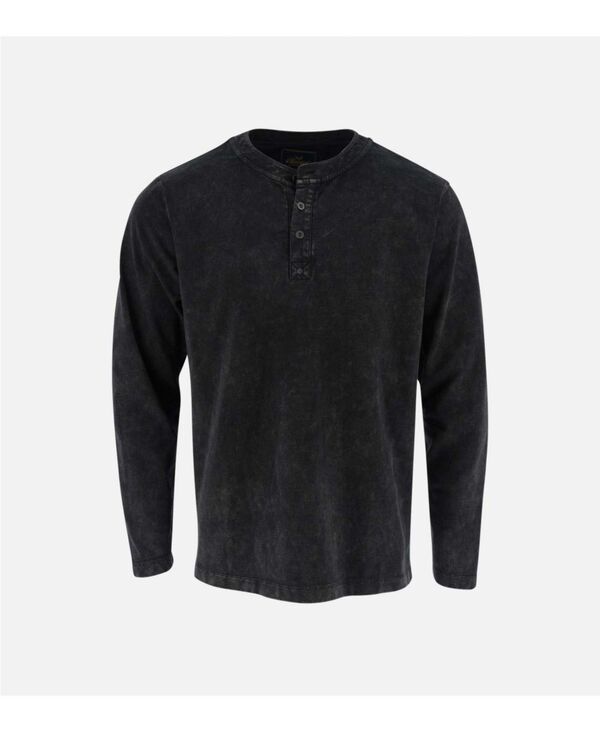 ソログッド メンズ トップス Tシャツ ヴィンテージ Thorogood Men's Heavyweight Vintage Wash Long Sleeve Henley Otter|ReVida 店