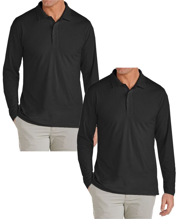 ギャラクシーバイハルビック メンズ トップス スポーツシャツ Galaxy By Harvic Men\u0027s 2-Pack Jump Start Modern Fit Polo Shirt black黒いこと