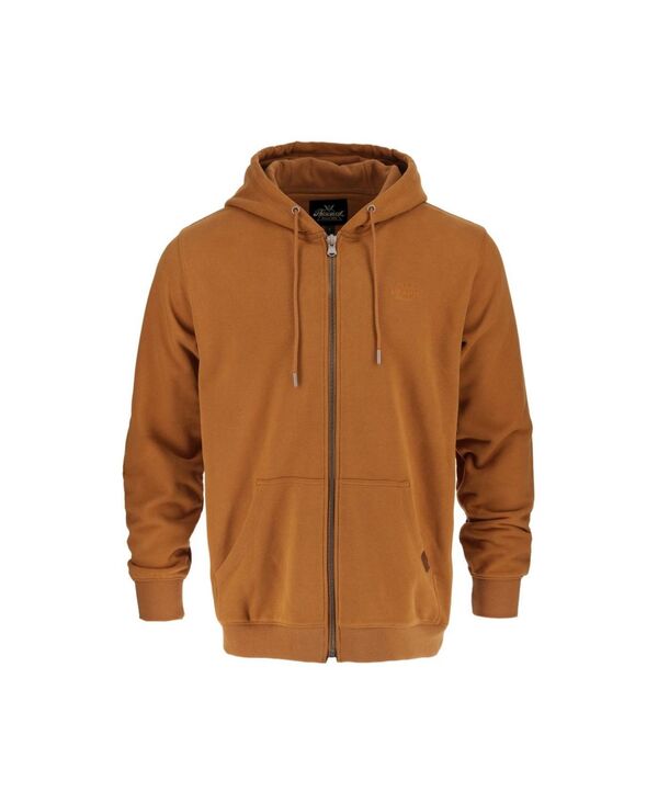 ソロ好ましい メンズ アウター パーカー・スウェット トール パーカー Thorogood Big \u0026 Tall Heavyweight Full Zip Up Hoodie Golden brown 赤銅色