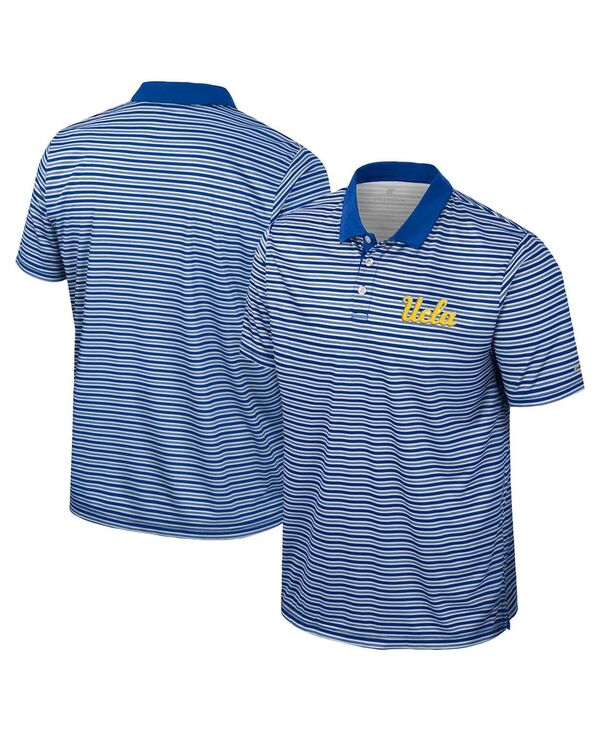 コロシアム メンズ トップス ポロシャツ Colosseum Men's Blue UCLA Bruins Striped Polo Shirt Blue ブルー