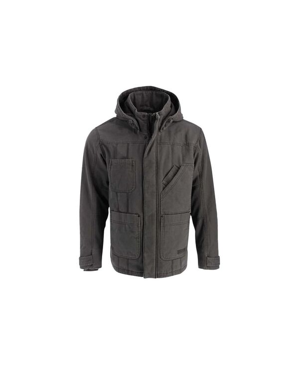 ソログッド メンズ アウター ジャケット・ブルゾン ジャケット Thorogood Men's Iron River Heavyweight Stone Washed Canvas Insulated Jacket Tarmac ストーン