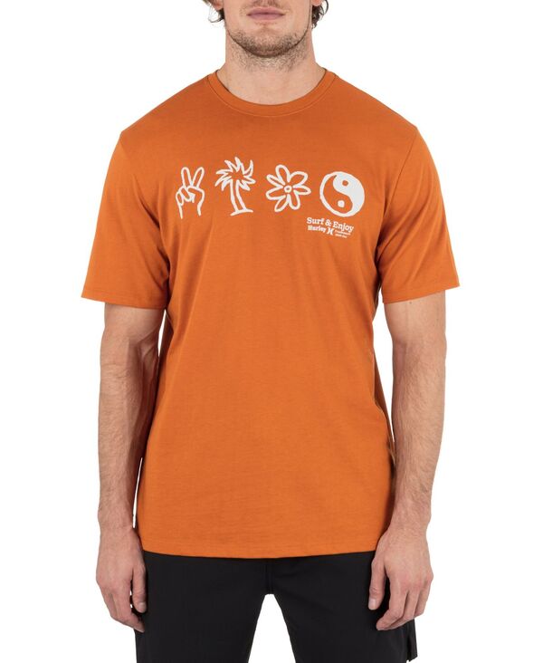 ハーレー メンズ トップス Tシャツ Hurley Men's Three Days Short Sleeve T-Shirt Basketball