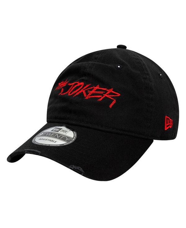 ニューエラ メンズ アクセサリー 帽子 New Era Men's Black Joker Scratch 9TWENTY Adjustable Hat Black ブラック