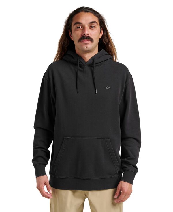 クイックシルバー メンズ アウター パーカー・スウェット パーカー Quiksilver Men's Saltwater Hoodie Black ブラック