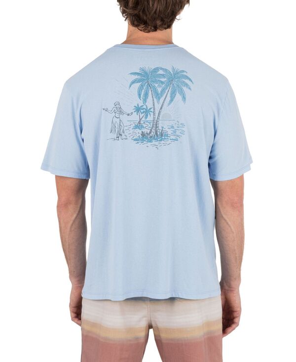 ハーレー メンズ トップス Tシャツ Hurley Men Mahalo Short Sleeve T-Shirt Eifel blue ブルー