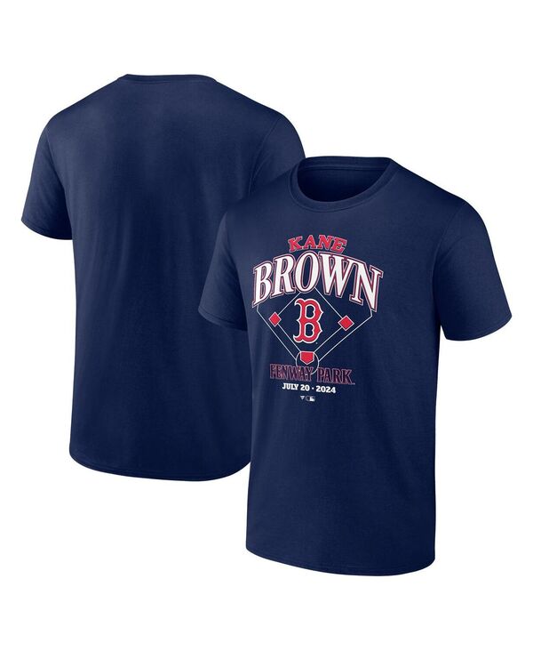 ファナティクス メンズ トップス Tシャツ Fanatics Men's Navy Kane Brown x Boston Red Sox T-Shirt Navy ネイビー