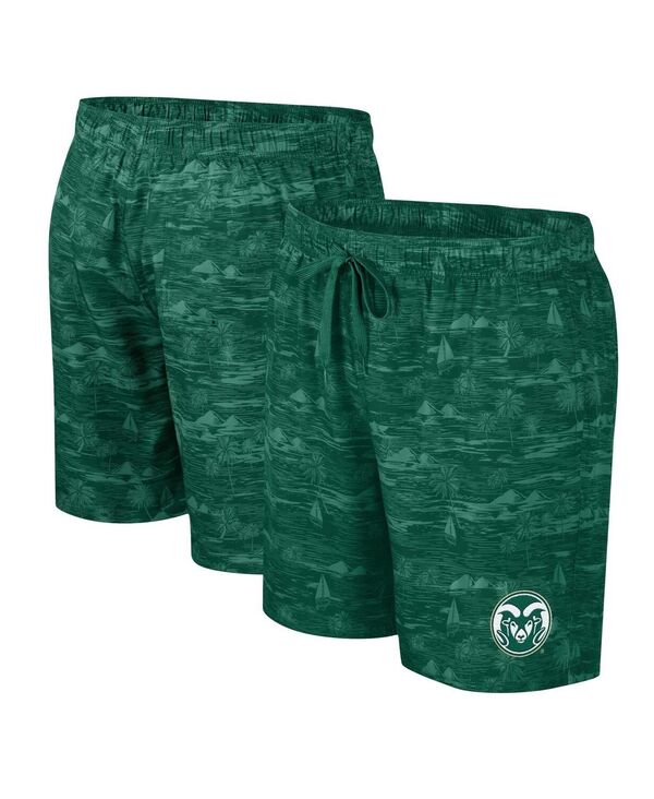 コロシアム メンズ 水着 ハーフパンツ・ショーツ ショートパンツ Colosseum Men's Green Colorado State Rams Ozark Swim Shorts Green グリーン