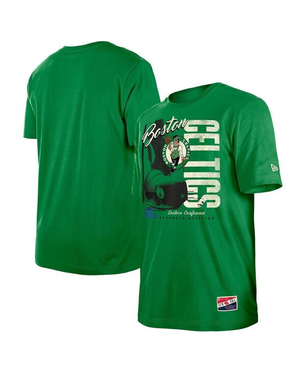 ニューエラ メンズ トップス Tシャツ ヴィンテージ シャツ New Era Men's Kelly Green Boston Celtics Distressed Throwback Vintage Color Pack T-Shirt Kelly Green グリーン