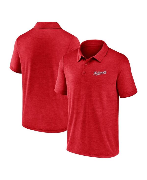ファナティクス メンズ トップス ポロシャツ Fanatics Men's Red Washington Nationals Unstoppable Polo Shirt Red レッド