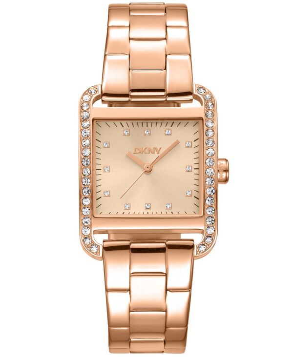 ダナ キャラン ニューヨーク レディース アクセサリー 腕時計 ミディ Tシャツ DKNY Women's City Midi Rose Gold Dial Rose Gold-Tone Stainless Steel Bracelet Watch 27x34.5mm Rose Gold ゴールド