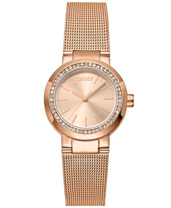 ダナ キャラン ニューヨーク レディース アクセサリー 腕時計 Tシャツ DKNY Women's Eastside Rose Gold-Tone Stainless Steel Bracelet Watch 28mm Rose Gold ゴールド