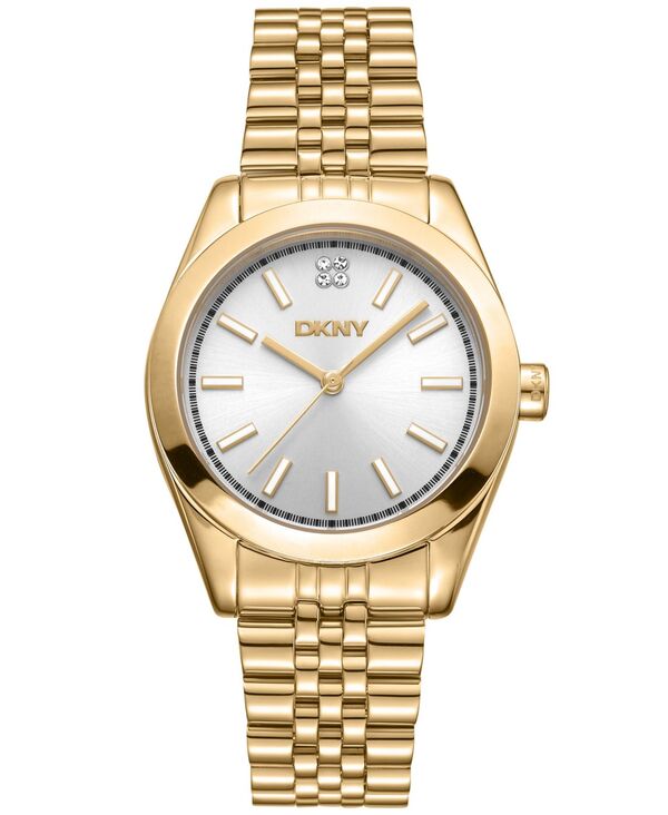 ダナ キャラン ニューヨーク レディース アクセサリー 腕時計 Tシャツ DKNY Women's Nolita Gold-Tone Stainless Steel Bracelet Watch 32mm Gold ゴールド
