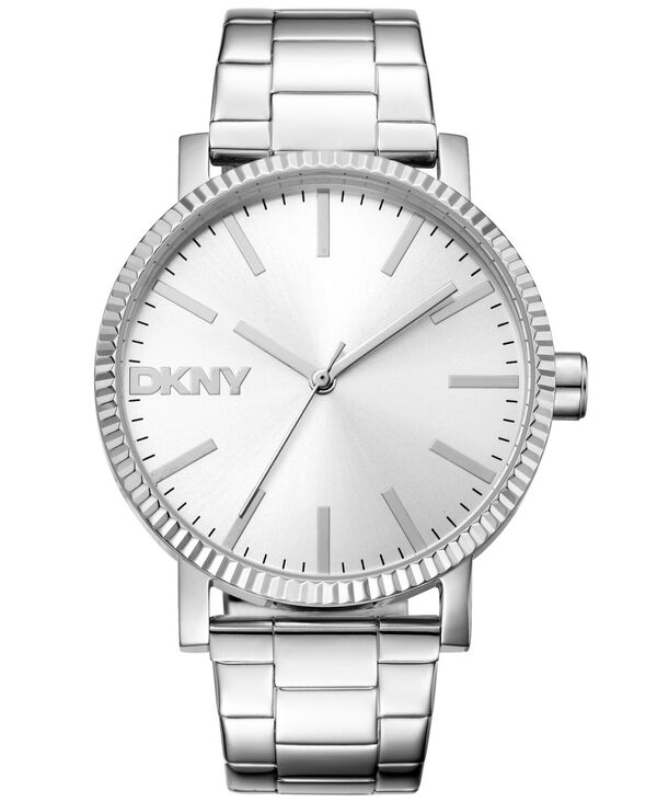 ダナ キャラン ニューヨーク レディース アクセサリー 腕時計 Tシャツ マキシ DKNY Women's Soho Maxi Stainless Steel Bracelet Watch 40mm Silver シルバー