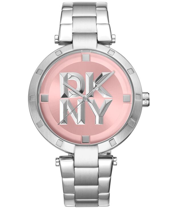 ダナ キャラン ニューヨーク レディース アクセサリー 腕時計 Tシャツ DKNY Women's Essential Stainless Steel Bracelet Watch 38mm Silver シルバー｜ReVida 店