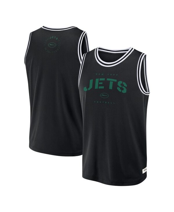 ファナティクス メンズ トップス 貯蔵タンクとっ始め プルオーバー Fanatics Men\u0027s Black New York Jets Elements Future Ground Jersey Tank Top Black 黒いこと